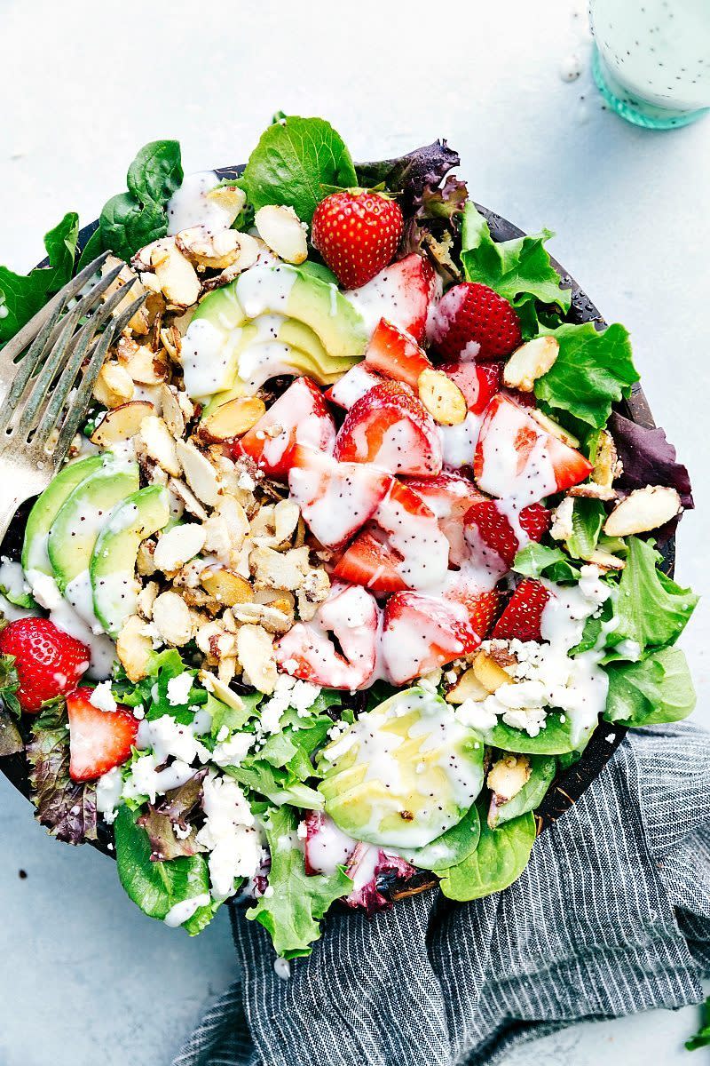 Strawberry Poppyseed Salad From Chelsea’s Messy Apron