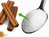 <b>SWAP: Granulated sugar for cinnamon</b><br><br>Instead of sweetening coffee or porridge with sugar (particularly, white, refined), use a dash of cinnamon.<br><br>"Cinnamon not only curbs sweet cravings but is an anti-inflammatory and really good for people who suffer with bloating," says Vicki.<br><br>Nutmeg and vanilla pods are also recommended.