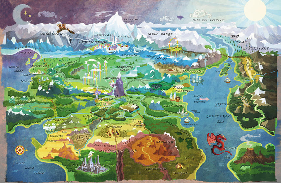 Map of Equestria