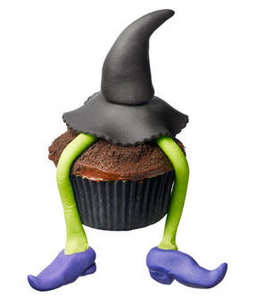 Wicked Witch Cupcake