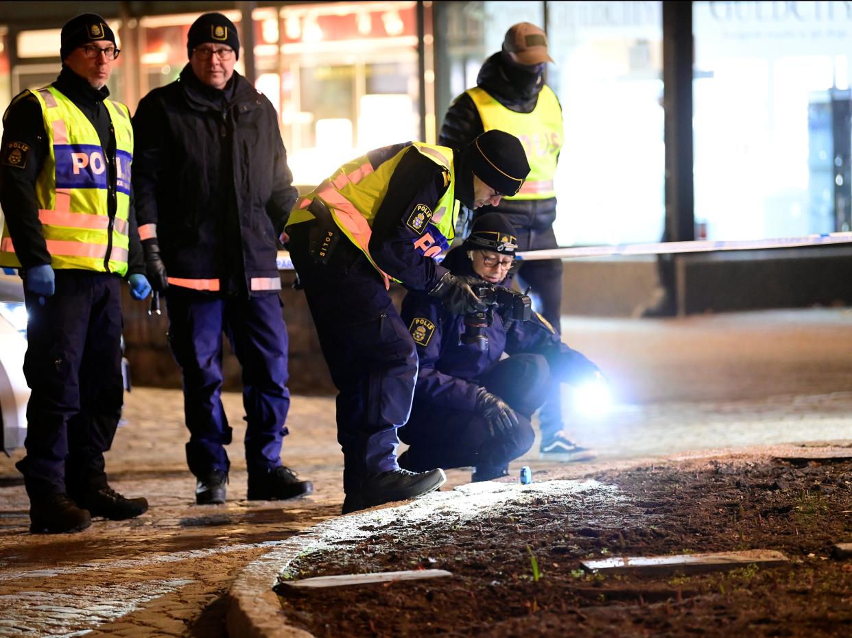 A man has been arrested following an attack in the Swedish town of Vetlanda (via REUTERS)