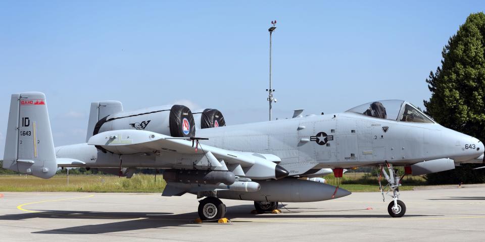 A photo of the A10 fighter jet.