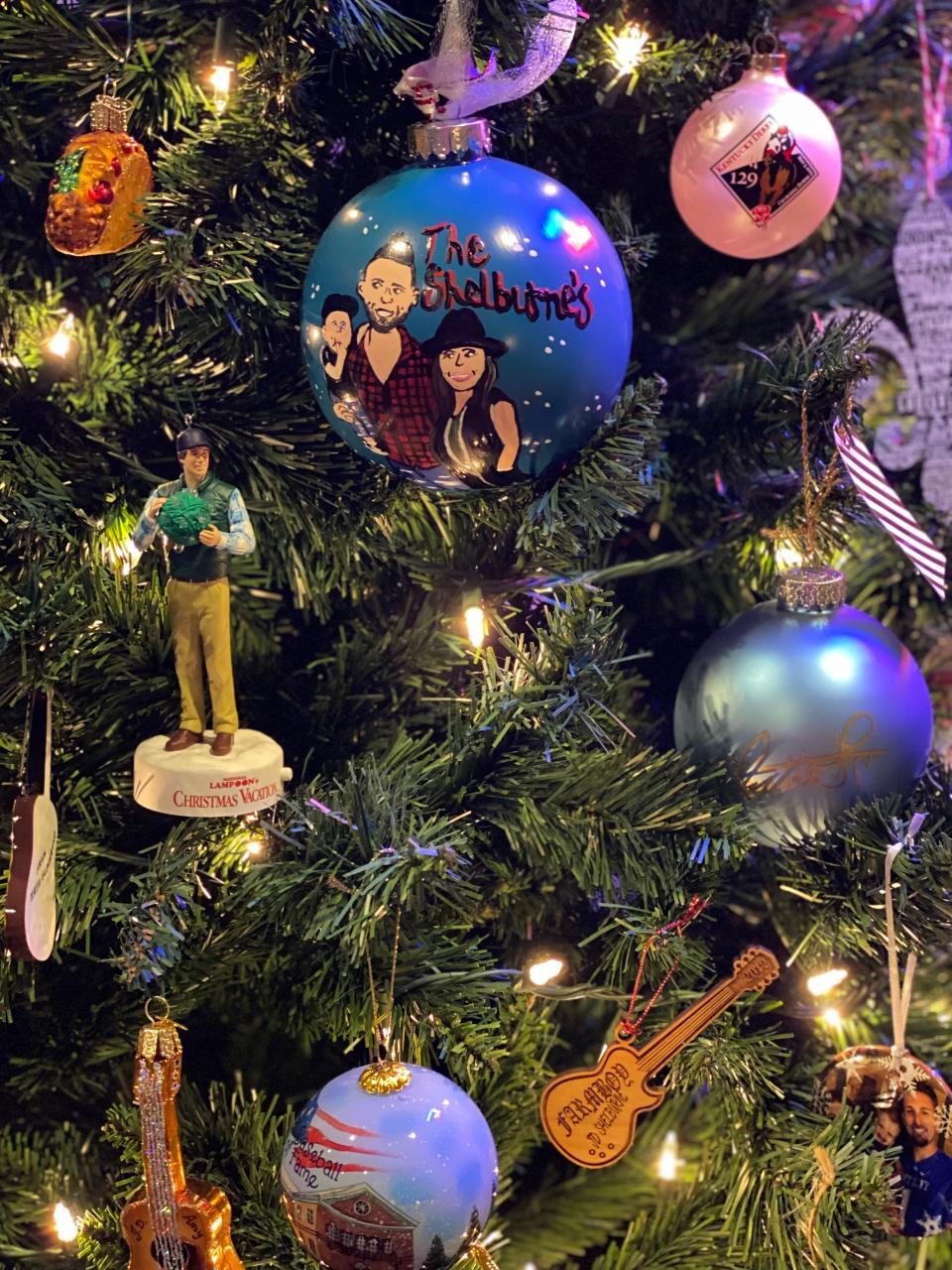 Photos from JD Shelburne’s Christmas tree.