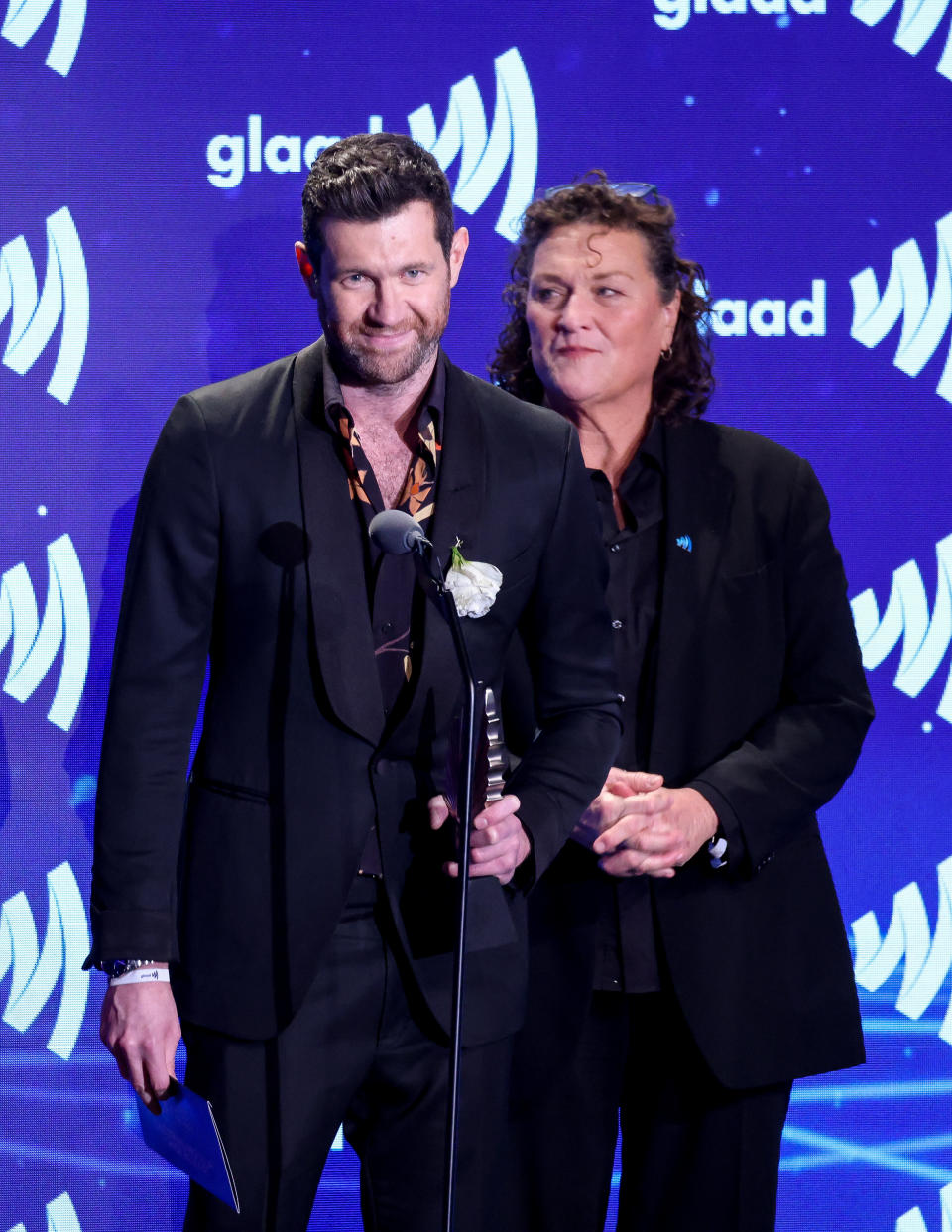 Billy Eichner and Dot-Marie Jones