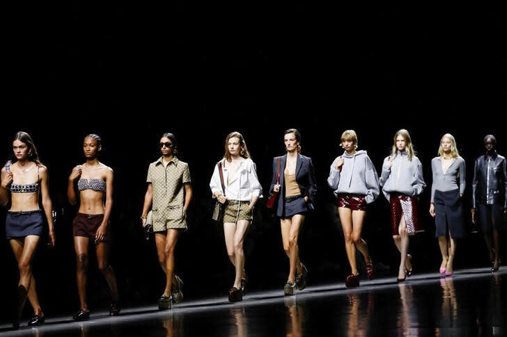 Foto del viernes del desfile de Gucci en la Semana de la Moda de Milán