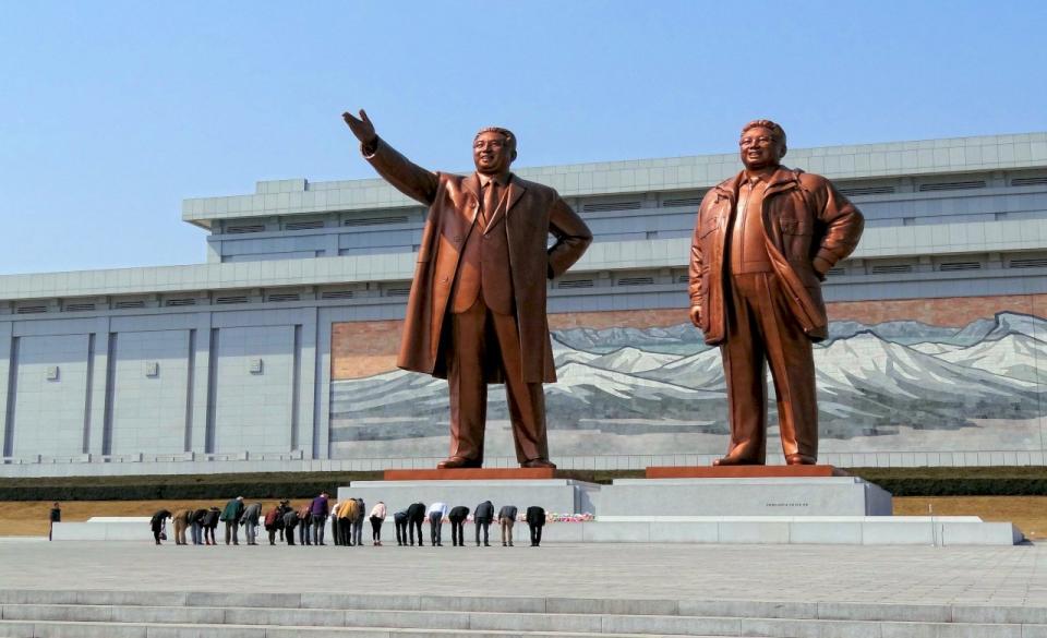 圖為北韓首都平壤(Pyongyang)萬壽台(Mansu Hill)。(圖取自維基百科)