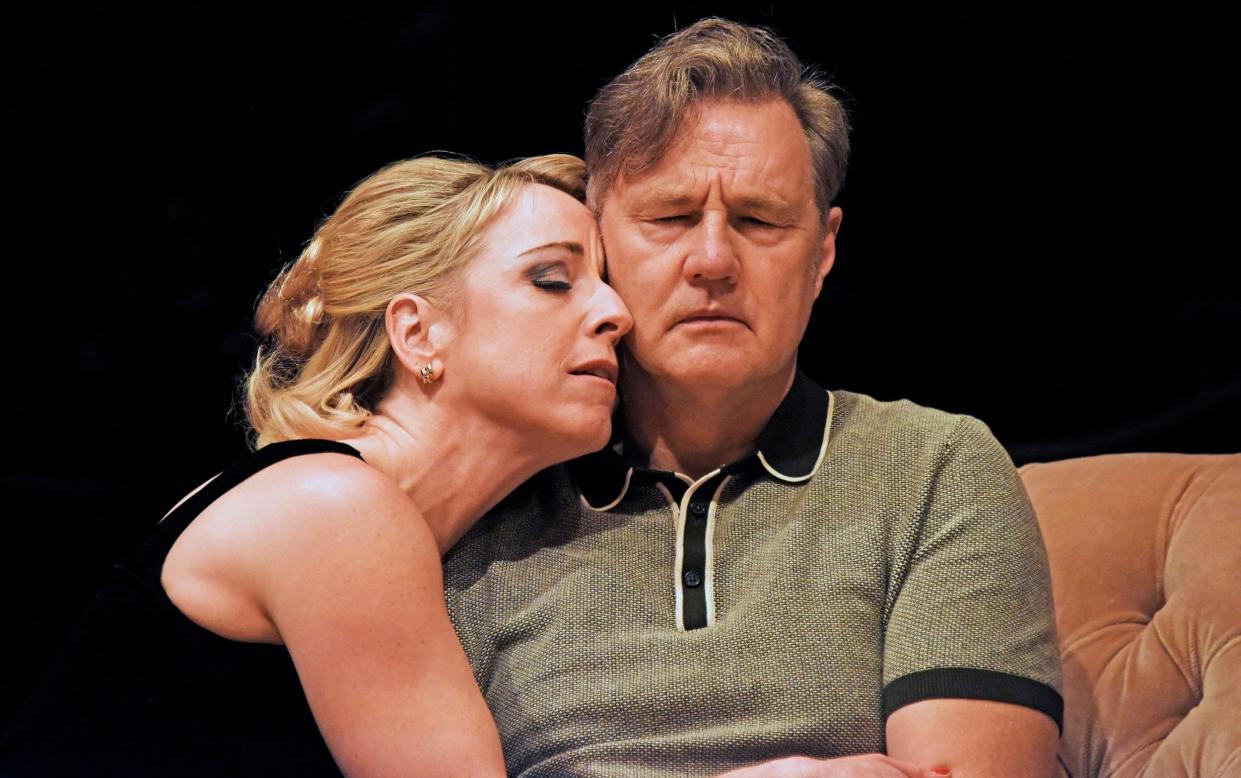 Claudie Blakley and David Morrissey in The Lover, at the Theatre Royal, Bath