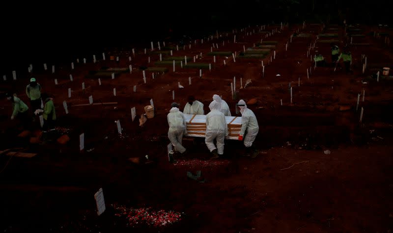 FILE PHOTO: Spread of the coronavirus disease (COVID-19) in Jakarta