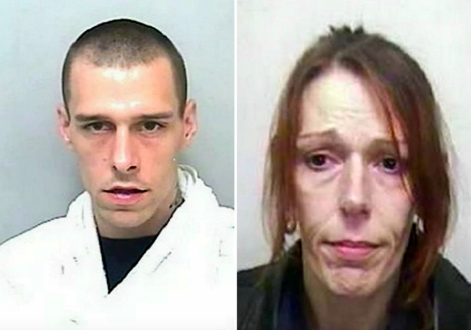 <em>Benjamin Stacey and Karen Hindley both admitted to grabbing handbags and purses from elderly church worshippers (SWNS)</em>