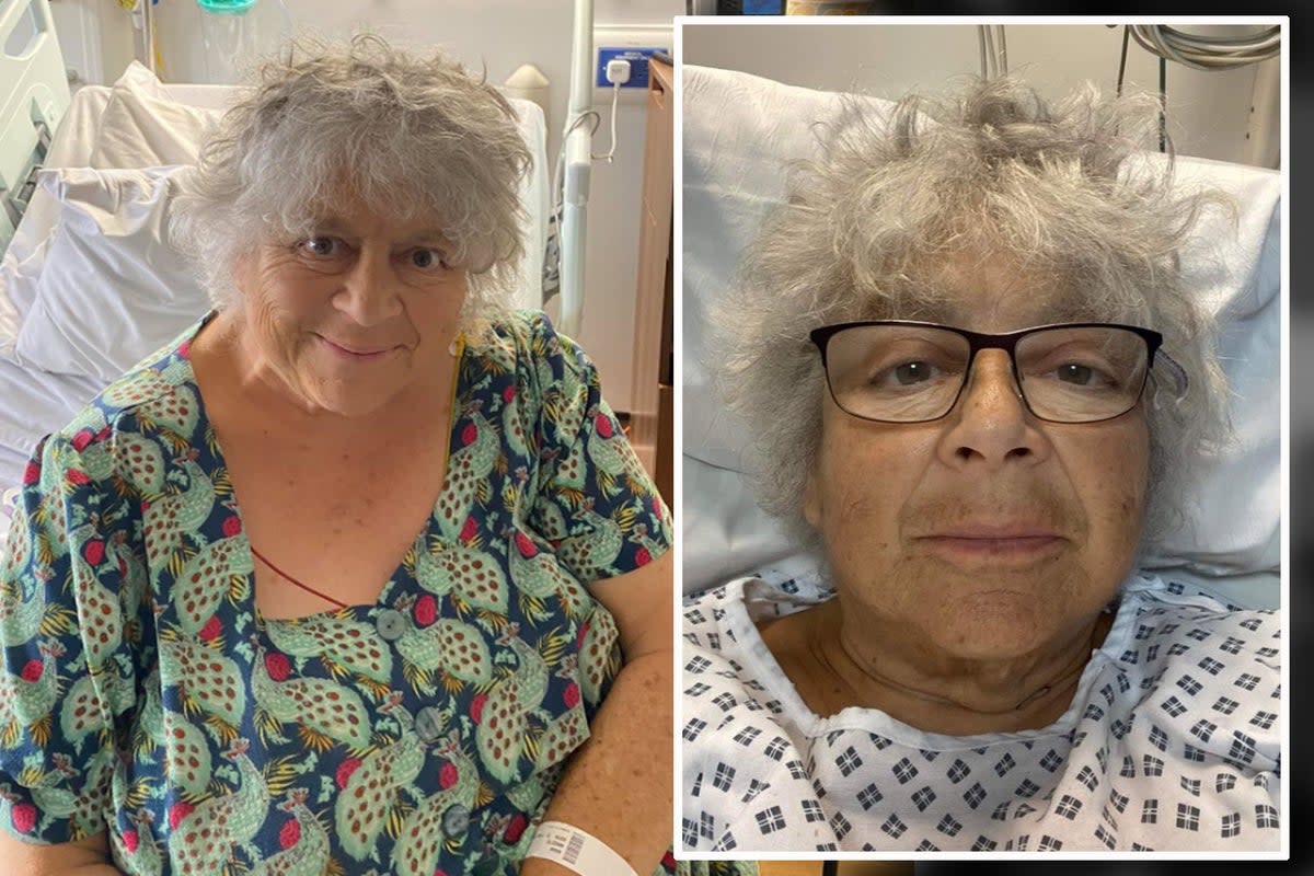 MIriam Margoyles has been stuck in hospital with a chest infection  (MIriam Margolyes)