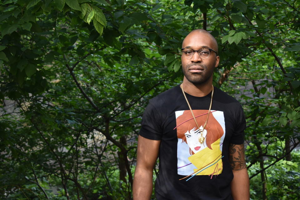 This undated photo provided by Tor Books shows author Tochi Onyebuchi. Onyebuchi is among several writers popular with young people who have books out this year that are intended for older readers. (Christina Orlando/Tor Books via AP)