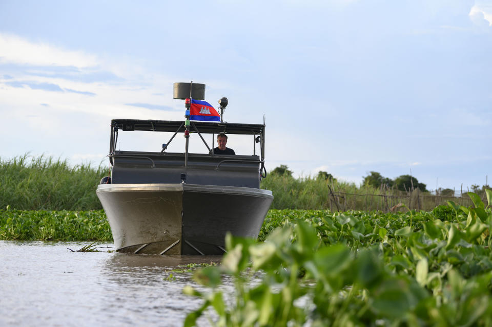 Jeremy Clarkson’s U-turn was prompted by a boat trip to South East Asia (Amazon Prime Video/PA)