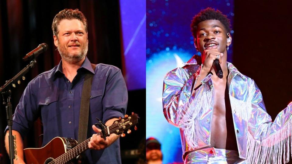 Lyrics in Shelton's new song mentioned the rapper's mega-hit, 'Old Town Road.'