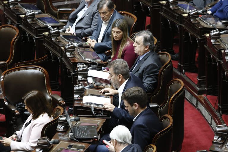 Cristian Ritondo en la sesión especial en Diputados que convocó el Frente de todos