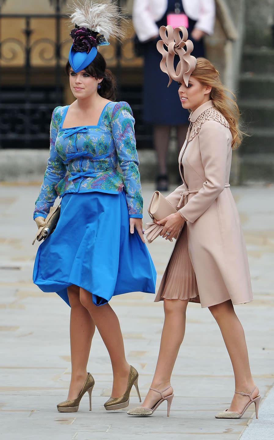 royal wedding wedding guests and party make their way to westminster abbey