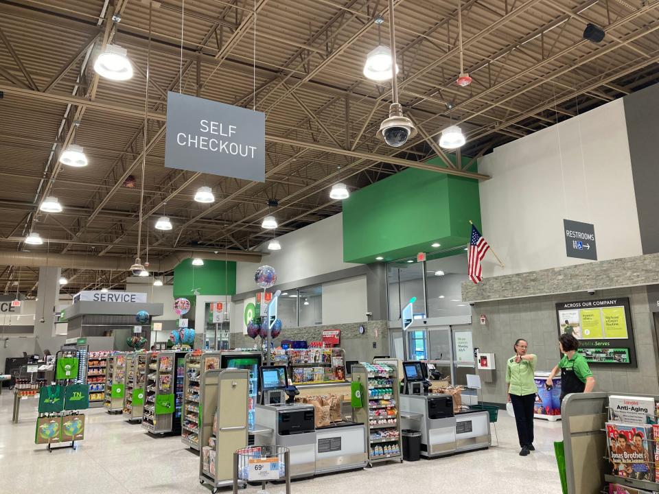 Self check-out at Publix in Tennessee