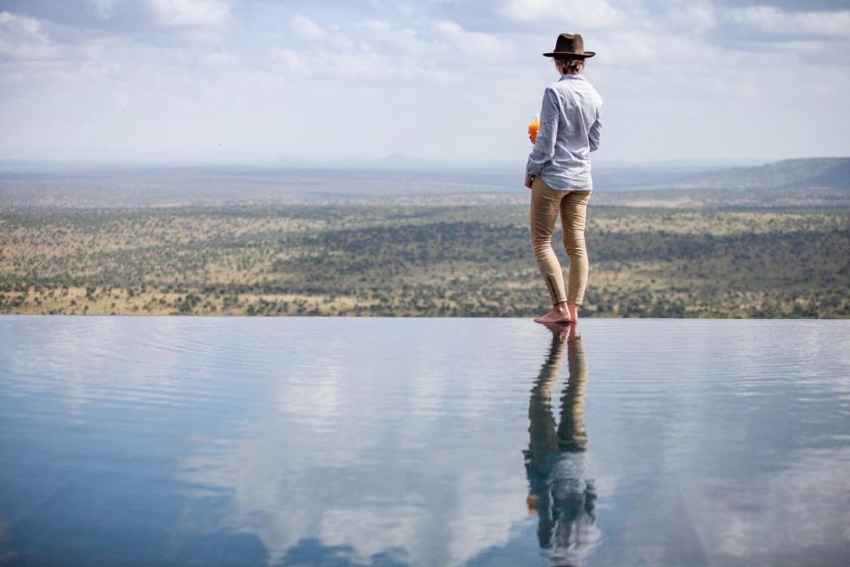 Clear-headed: Safaris from camps such as Kenya’s Elewana Loisaba (pictured) pair well with an alcohol-free retreat (Elewana Loisaba Tented Camp)