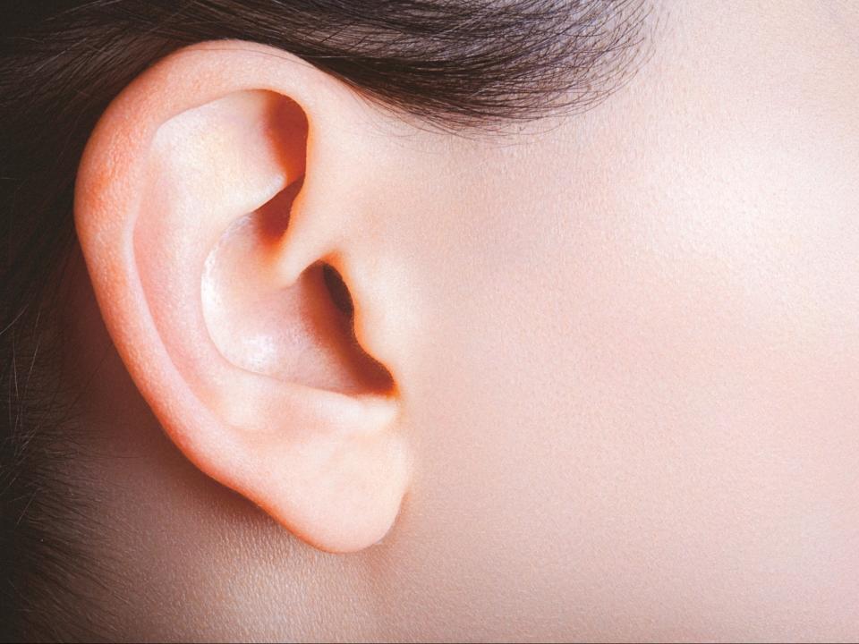 Female ear and part of a cheek viewed from the side (Getty Images/iStockphoto)