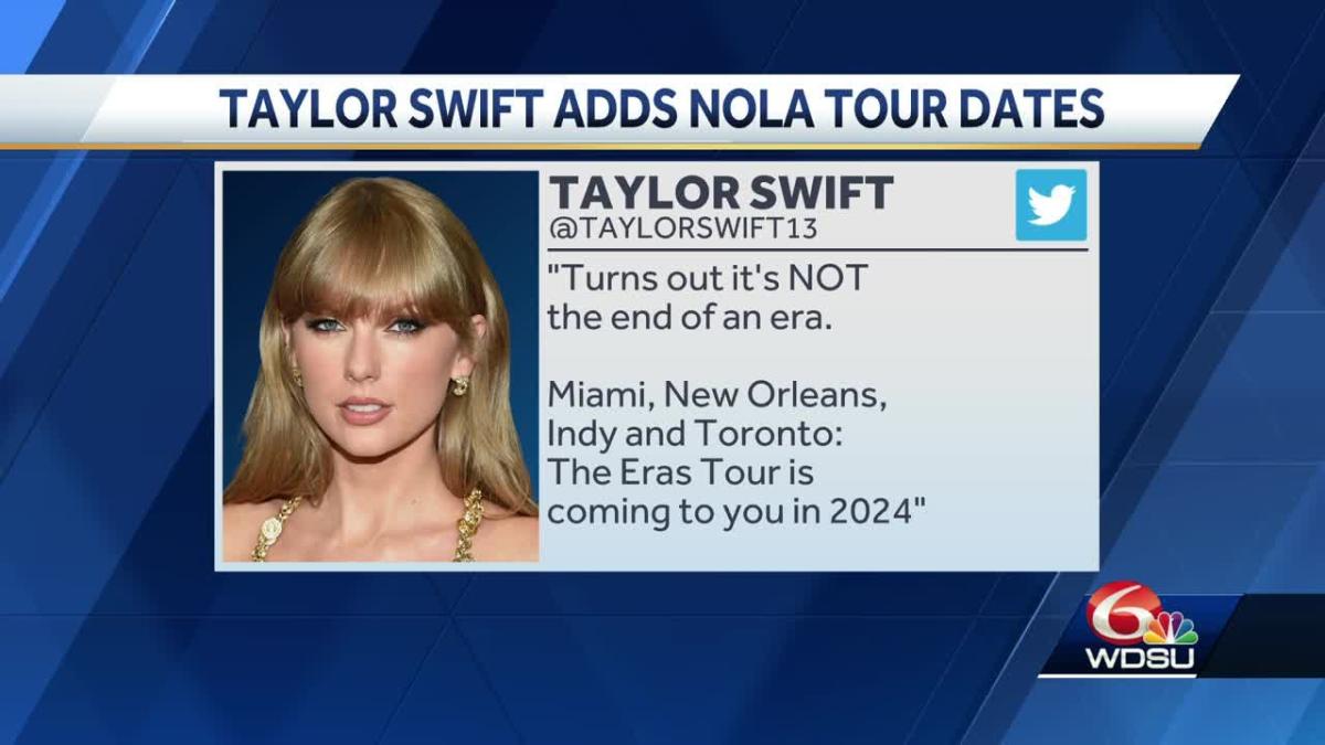 Taylor Swift announces New Orleans tour dates