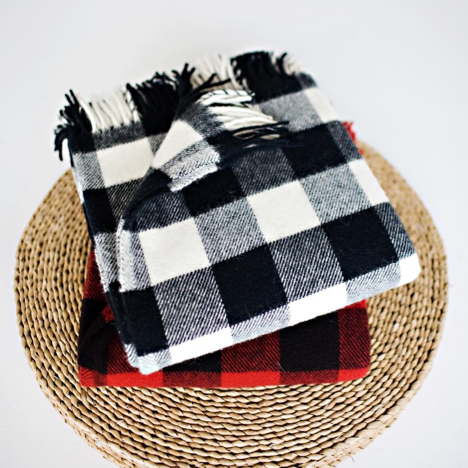 Plaid Throw