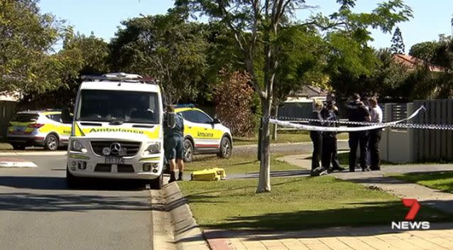 The young woman suffered burns to under 10 per cent of her body. Photo: 7 News