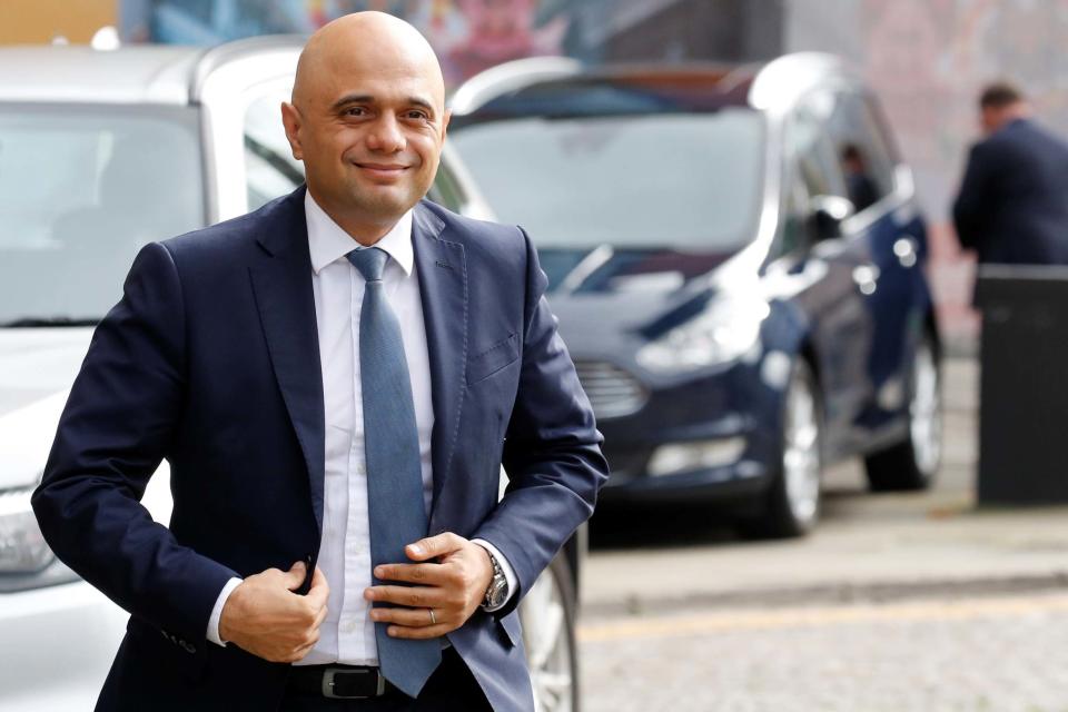 Sajid Javid was due to unveil a £500m plan to boost youth centres: REUTERS