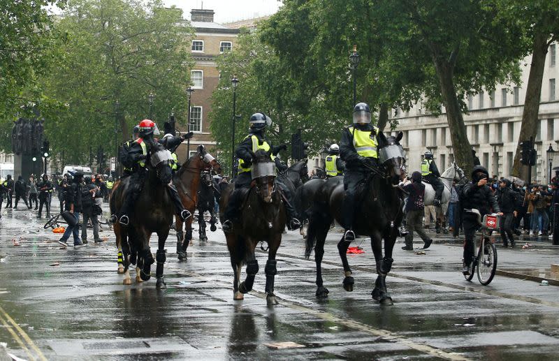 Protest against the death of George Floyd, in London