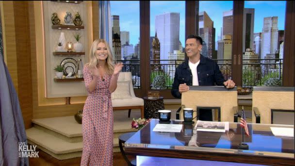 PHOTO: Kelly Ripa and Mark Consuelos on 'Live with Kelly and Mark.' (ABC News)