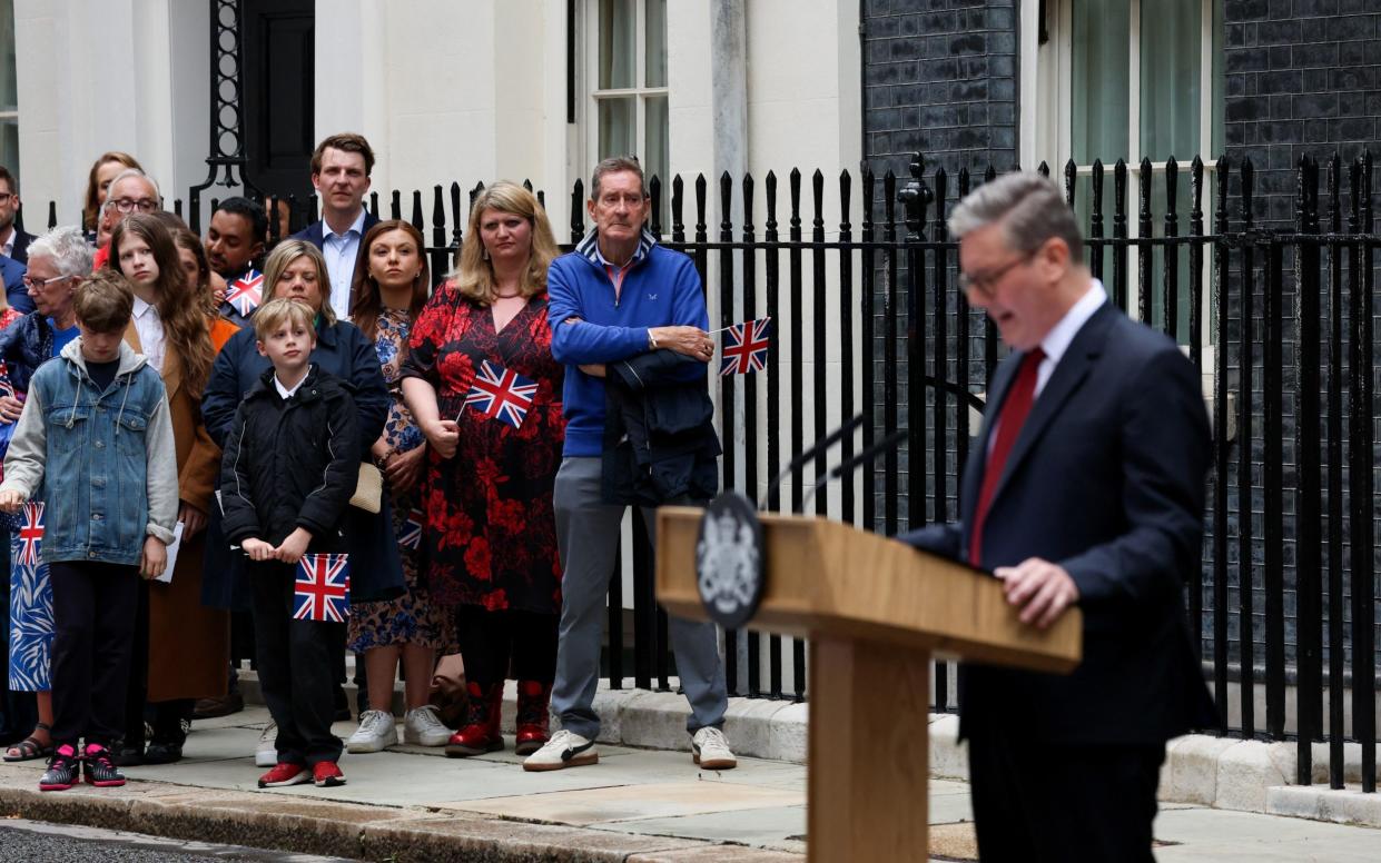 Sir Keir Starmer addresses the nation following his landslide election win