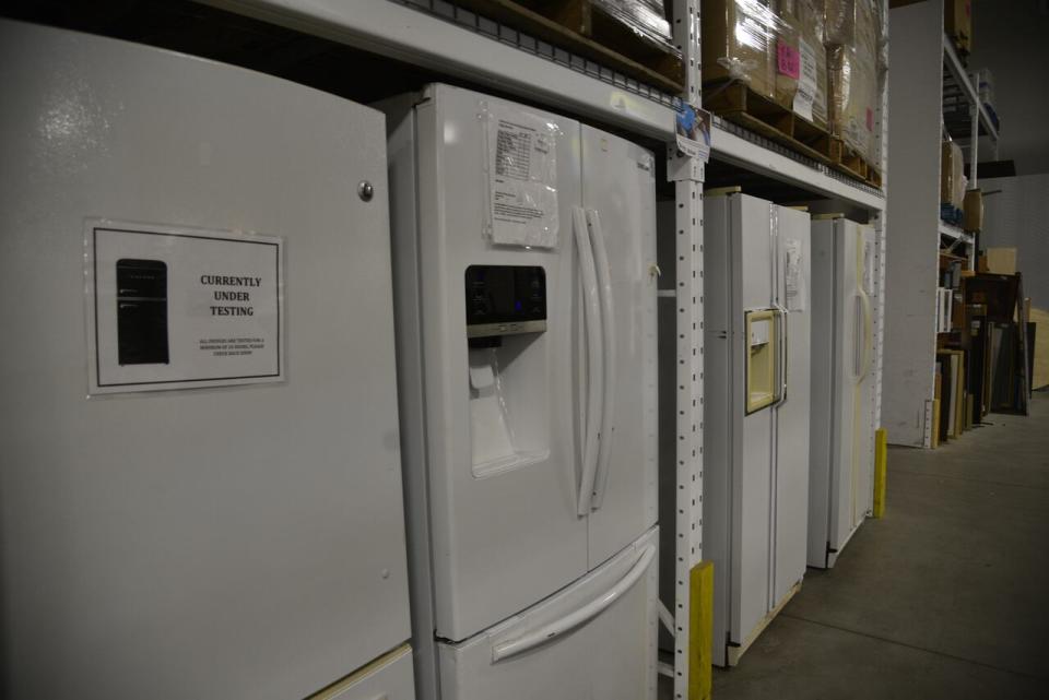 There were four refrigerators at Habitat for Humanity's ReStore in Windsor on a recent visit. But there were no stoves or washing machines available. 