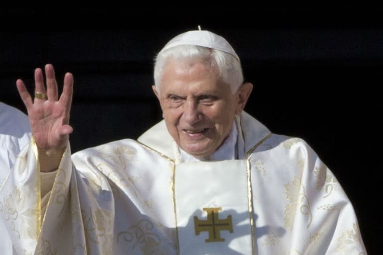 El papa emérito Benedicto XVI