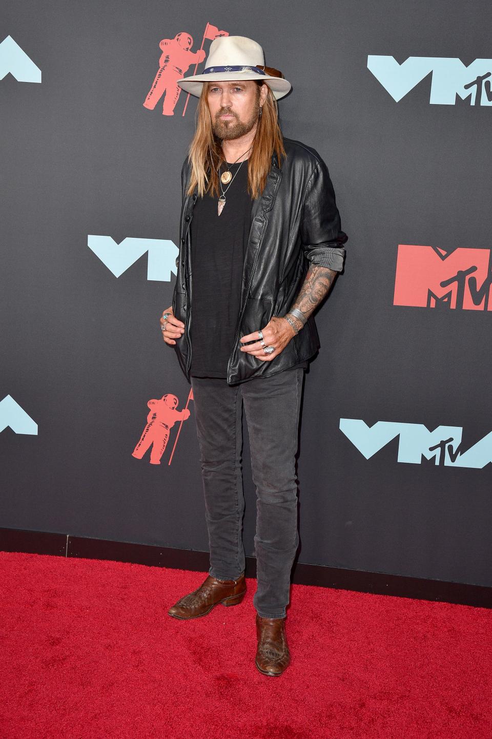 <h1 class="title">Billy Ray Cyrus with Gladys Tamez Millinery hat</h1><cite class="credit">Photo: Getty Images</cite>