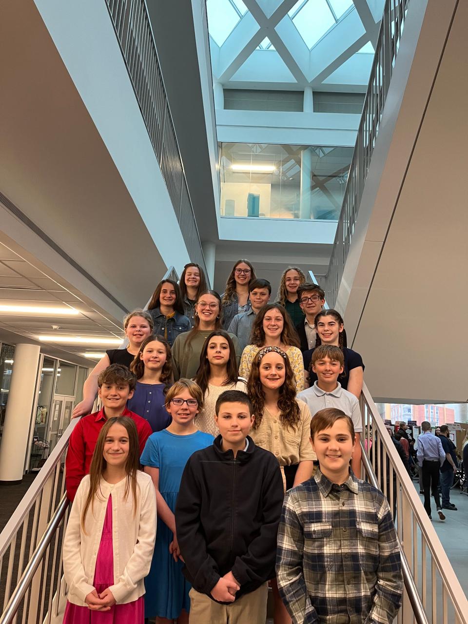 On March 23, Bishop Flaget sent nineteen students to the District 12 Science Fair at Ohio University.