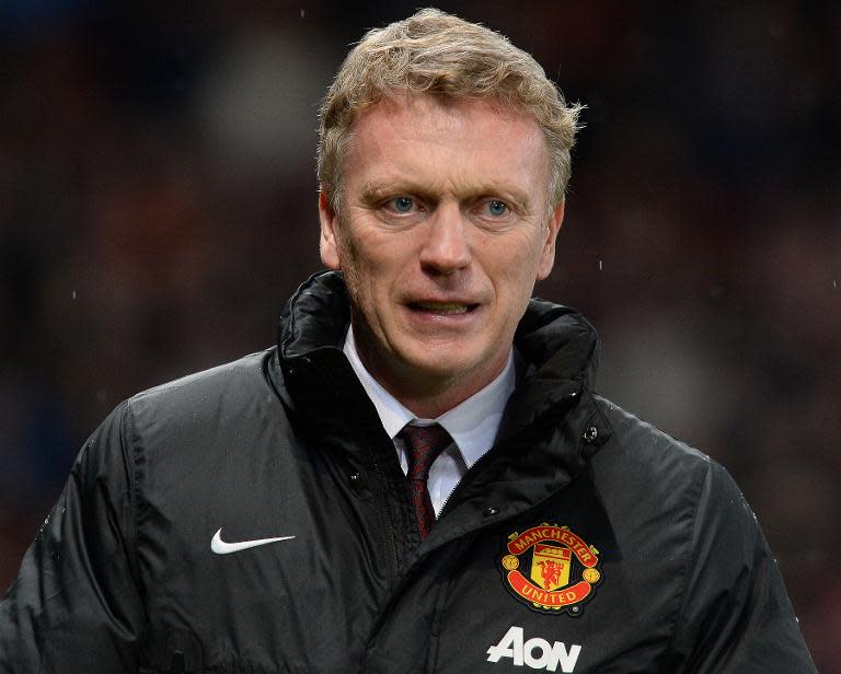 Manchester United manager David Moyes, pictured before an English Premier League match against Tottenham Hotspur at Old Trafford in Manchester on January 1, 2014