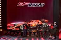 New Formula One race car presentation at the Romolo Valli Municipal Theatre in Reggio Emilia