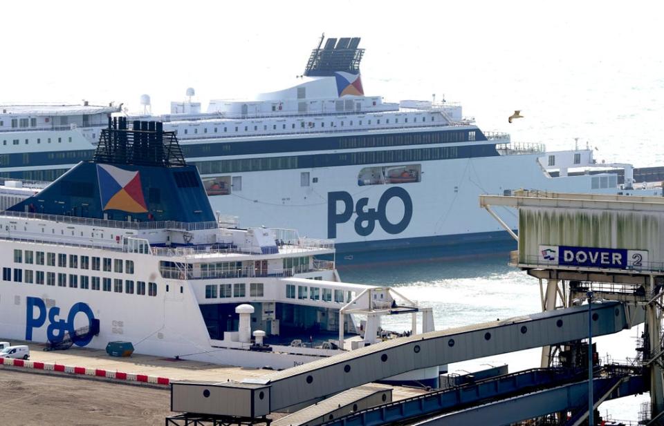 UK ports will be required to check whether ferry crews are paid at least the national minimum wage following the P&O Ferries sackings, Transport Secretary Grant Shapps has announced (Gareth Fuller/PA) (PA Wire)