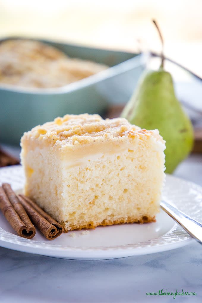 Pear Streusel Cake