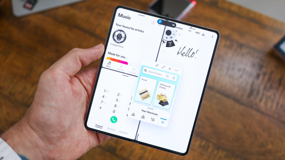 A photo of the Samsung Galaxy Z Fold 5