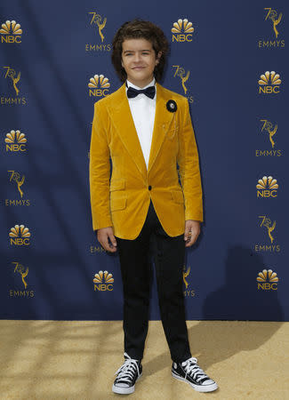 70th Primetime Emmy Awards - Arrivals - Los Angeles, California, U.S., 17/09/2018 - Gaten Matarazzo. REUTERS/Kyle Grillot
