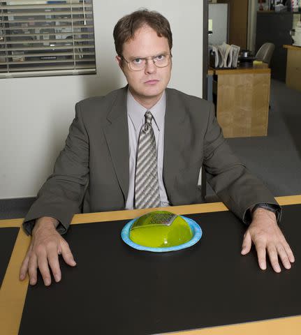 <p>Mitchell Haaseth/NBCU Photo Bank/NBCUniversal via Getty Images</p> Rainn Wilson as Dwight Shrute in 'The Office'