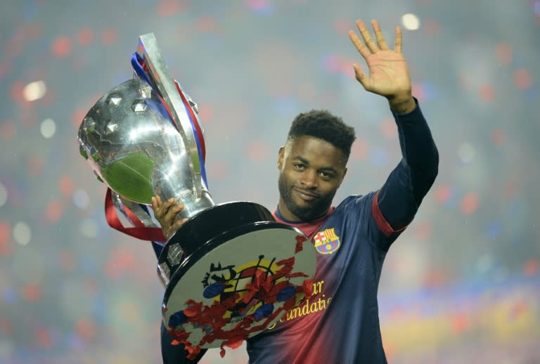 Barcelona midfielder Alex Song has returned to West Ham United on a season-long loan