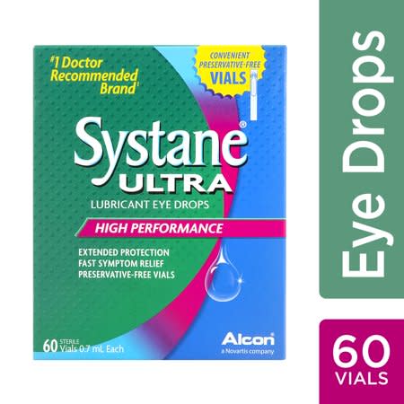 2) Ultra Lubricant Single-Use Eye Drop Vials