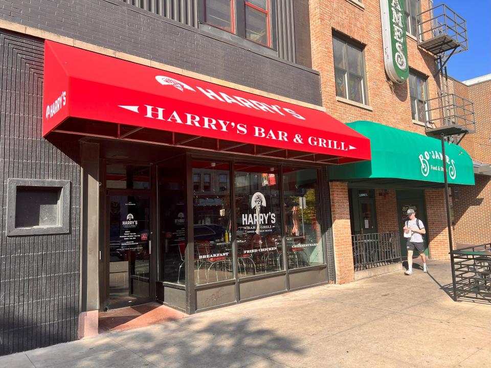 Harry’s Bar & Grill located at 116 E Washington St, Iowa City.