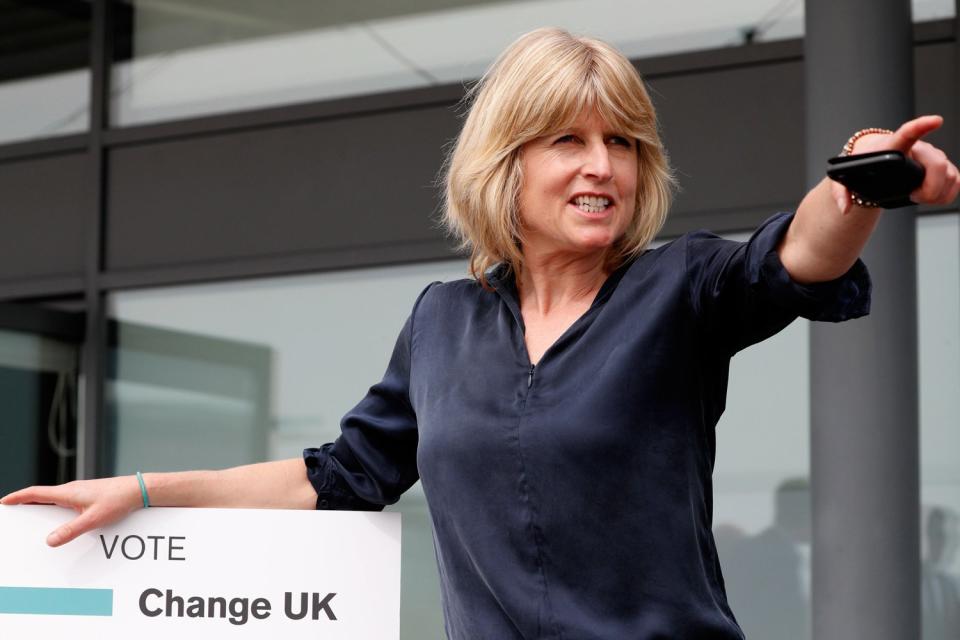 Other Change UK candidates include former BBC presenter Gavin Elser and journalist Rachel Johnson, Boris' sister. (AFP/Getty Images)