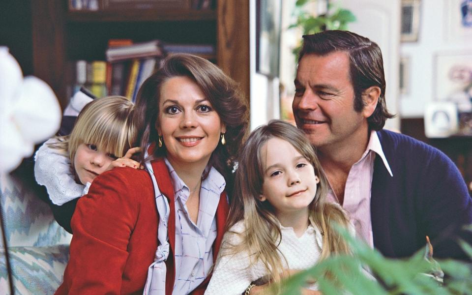 Natalie with Wagner and daughters Courtney and Natasha - Getty Images