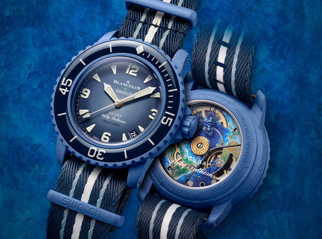 Blancpain x Swatch Bioceramic Scuba Fifty Fathoms in Singapore