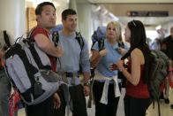 <p>There are a lot of rules in <em>The Amazing Race</em> regarding purposefully derailing other competitors. One of these is that <a href="http://www.tarflies.com/article.php?_f=detail&id=29#rules1" rel="nofollow noopener" target="_blank" data-ylk="slk:each team is only allowed to purchase one set of airline tickets at a time;elm:context_link;itc:0;sec:content-canvas" class="link ">each team is only allowed to purchase one set of airline tickets at a time</a>, to prevent people from overbooking and keeping other teams off of flights.</p>