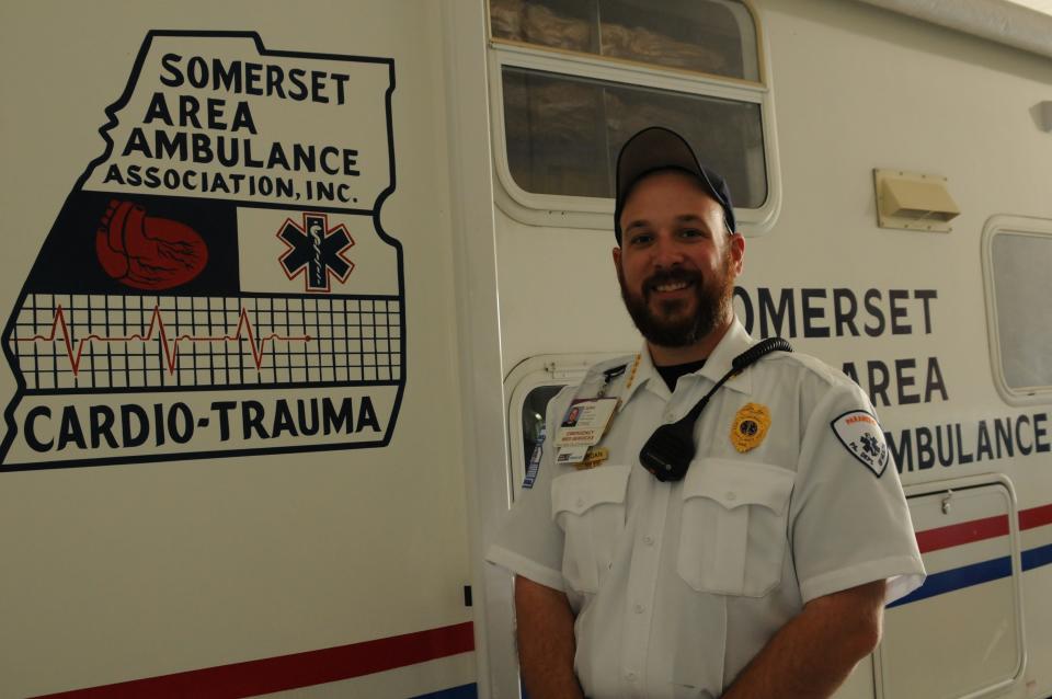 John Jordan, director of Somerset Area Ambulance Association, helped organize the Minutes Matter event that provided CPR training for the public.