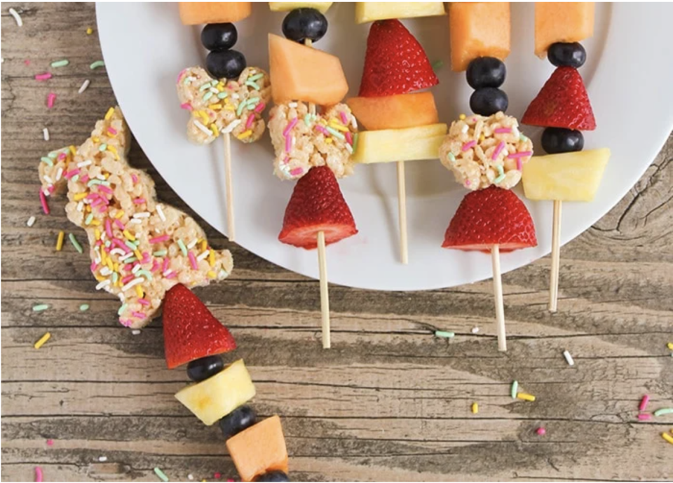 Rice Krispies Easter Kebabs