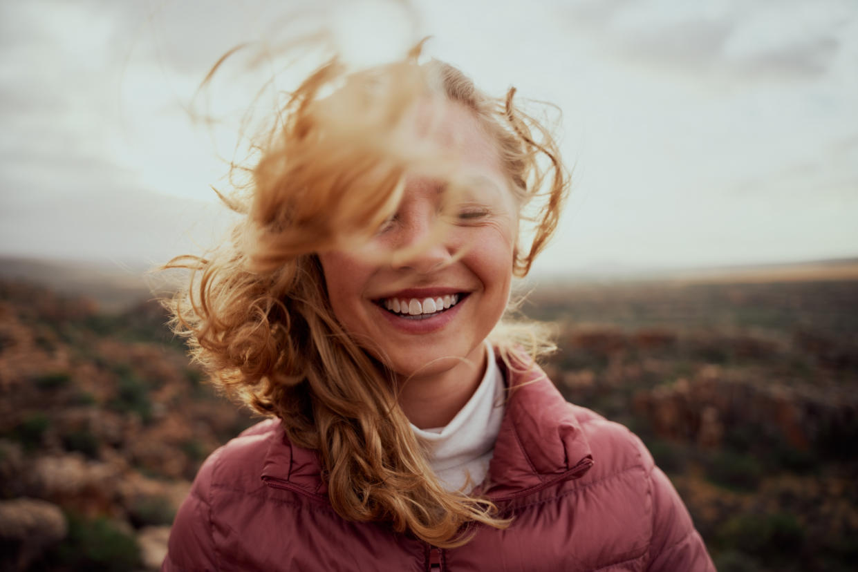 Woman laughing. New research has indicated a link between the type of humour we enjoy and depression and anxiety. (Getty Images)